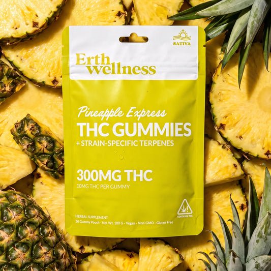 Erth Wellness THC Gummies – Pineapple Express (Uplifting)