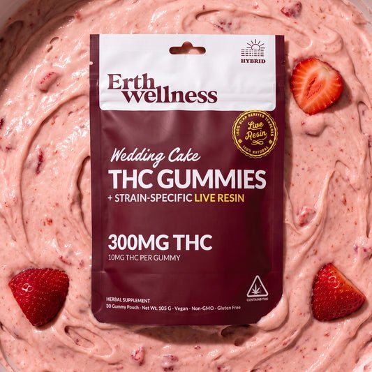Erth Wellness THC Gummies – Wedding Cake (Balanced)