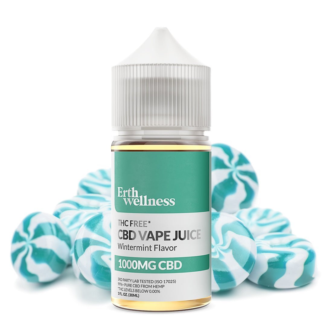 Erth Wellness CBD Vape Juice – Wintermint (1000mg)